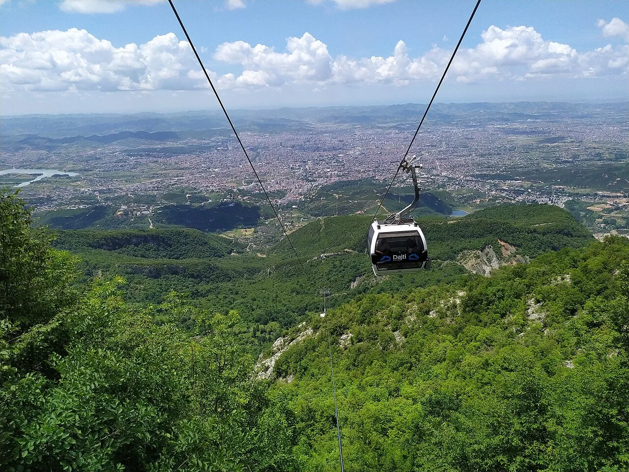 Dajti Dagi Teleferik Manzarasi