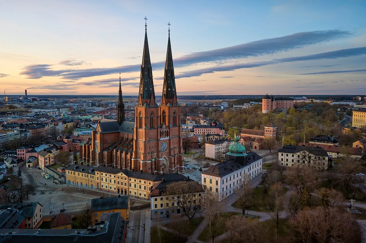 Uppsala Katedrali Gotik Kuleler